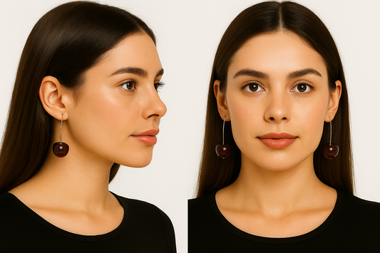 🍒 Harvaya Cherry Drop Earrings – Trendy Gen Z Statement Jewelry
